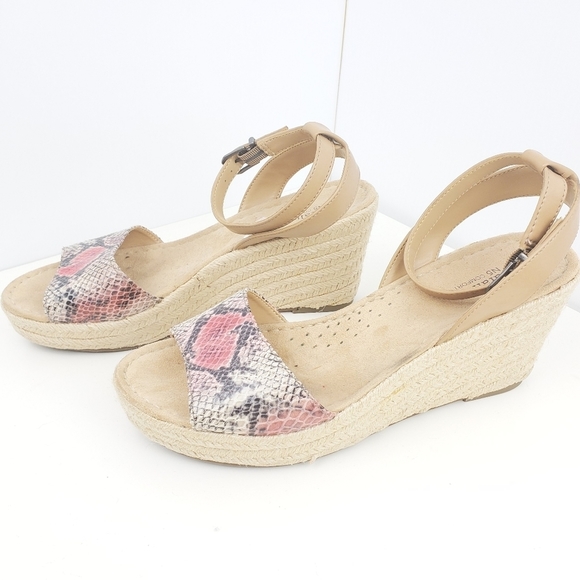 NATURALIZER wedge sandals size 10M - Picture 4 of 12